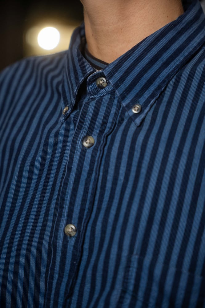 Image of Camicia Velluto rigata