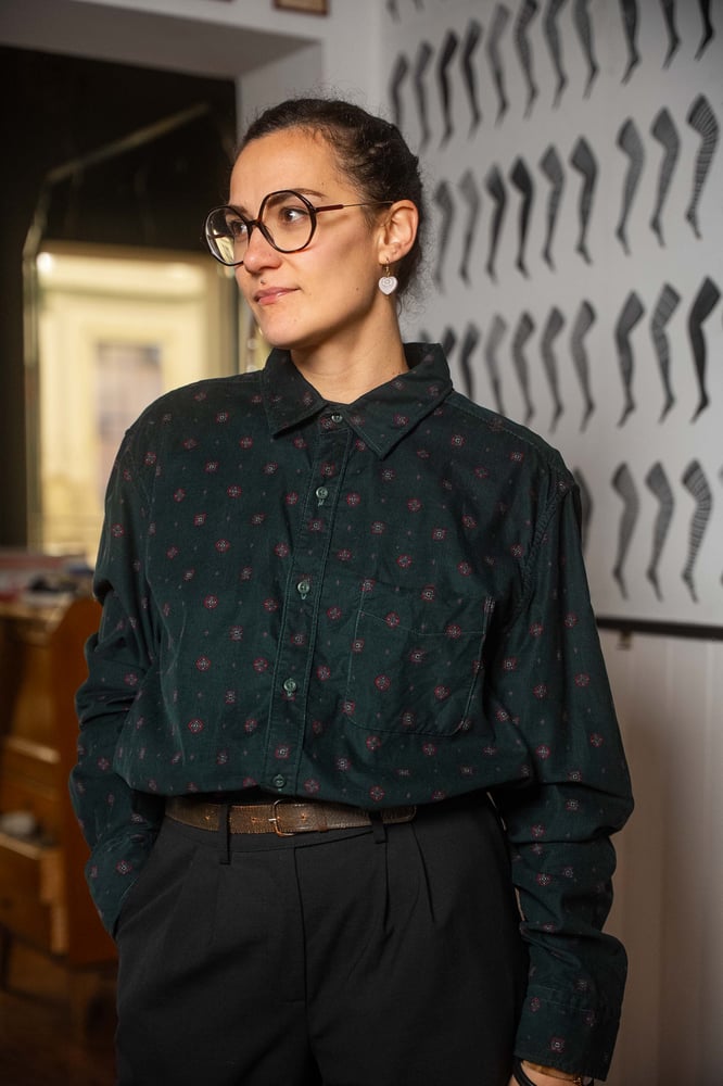 Image of Camicia velluto daddy