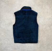 Image 4 of Patagonia Classic Retro-X Fleece Vest Pitch Blue Medium Mens