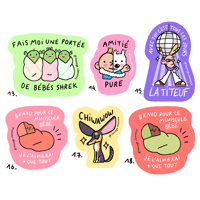 Image 4 of 24 Stickers à l’unité 