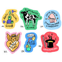 Image 5 of 24 Stickers à l’unité 