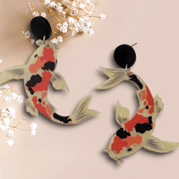 Image 1 of Koi Fish Earrings