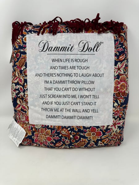 Image of Dammit Pillow - New With Tags - Free Shipping