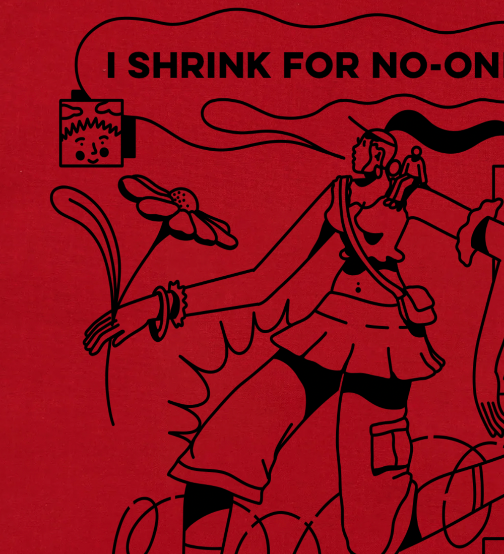 Image of Totebag *PREORDER* - I SHRINK FOR NO-ONE