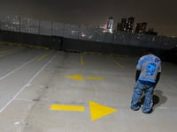 Image 5 of Faded Halo "TV" Weighted Tee