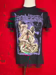 Image of Officially Licensed Gorgasm "Lesbian Stool Orgy" Shirts!!!
