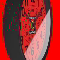 Image 2 of THE WEATHER IS HAPPENING 24 HOUR CLOCK