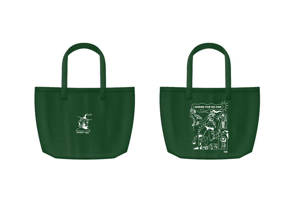Image of Totebag *PREORDER* - I SHRINK FOR NO-ONE