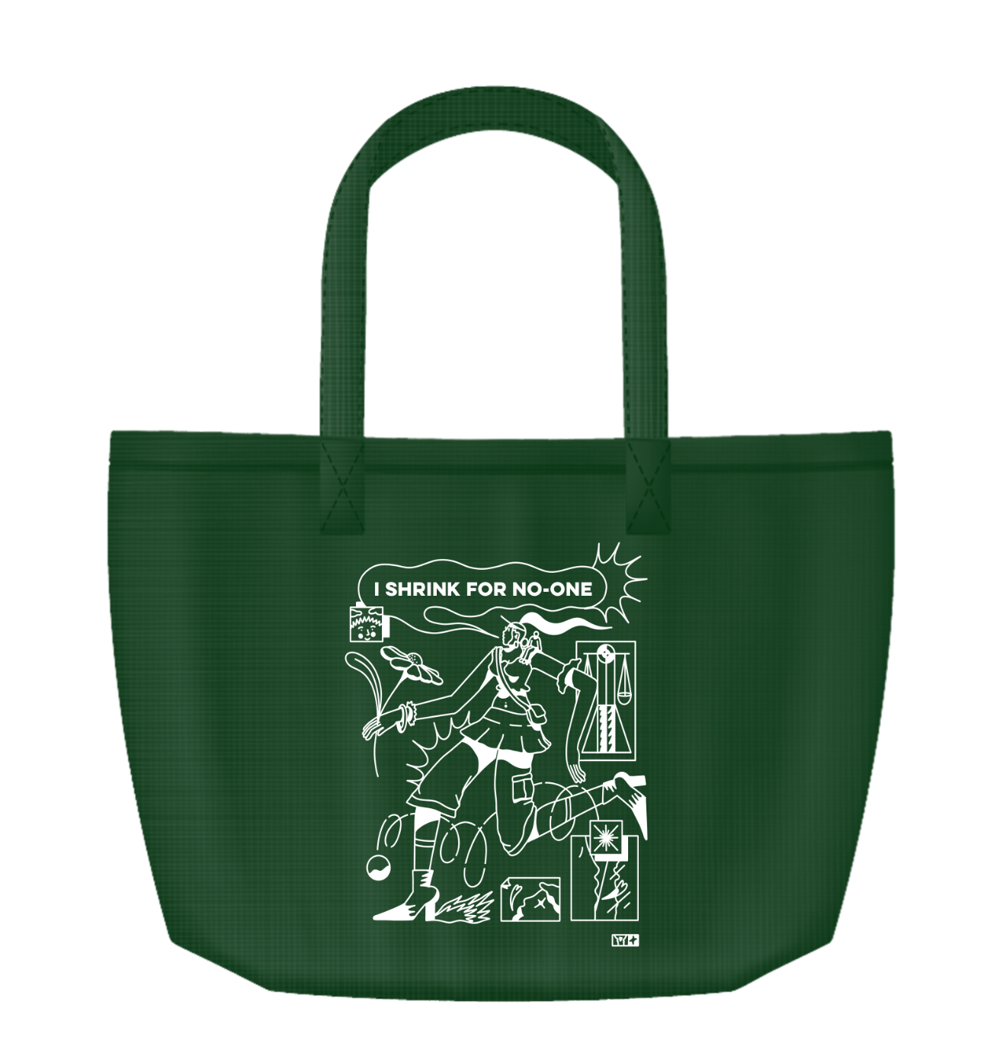 Image of Totebag *PREORDER* - I SHRINK FOR NO-ONE