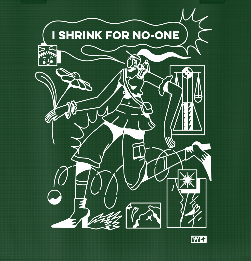 Image of Totebag *PREORDER* - I SHRINK FOR NO-ONE