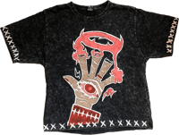 Image 1 of Faded Halo "SK" Weighted Tee