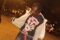 Image 3 of Faded Halo "SK" Weighted Tee