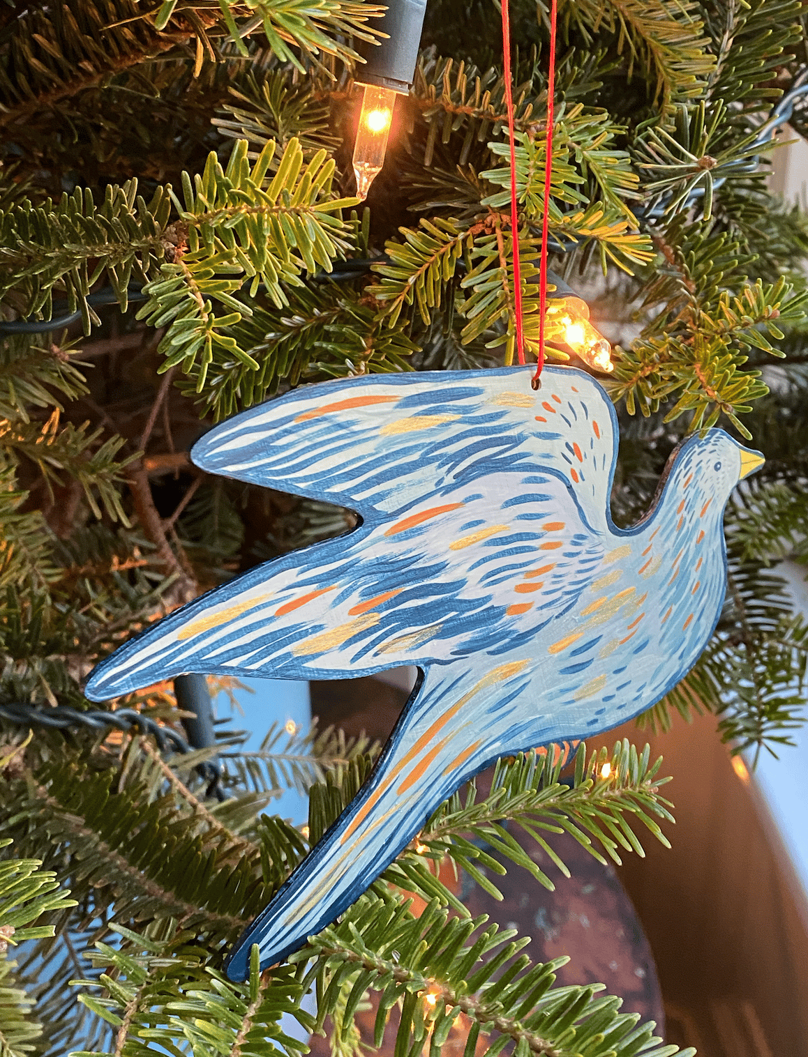 Image of Medium handpainted birds