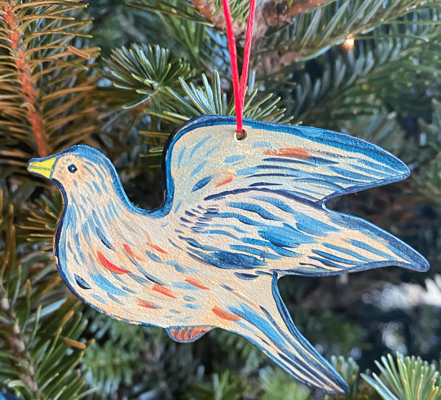 Image of Miniature hand painted birds