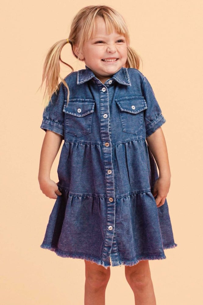 Image of Blue Jean Dress 