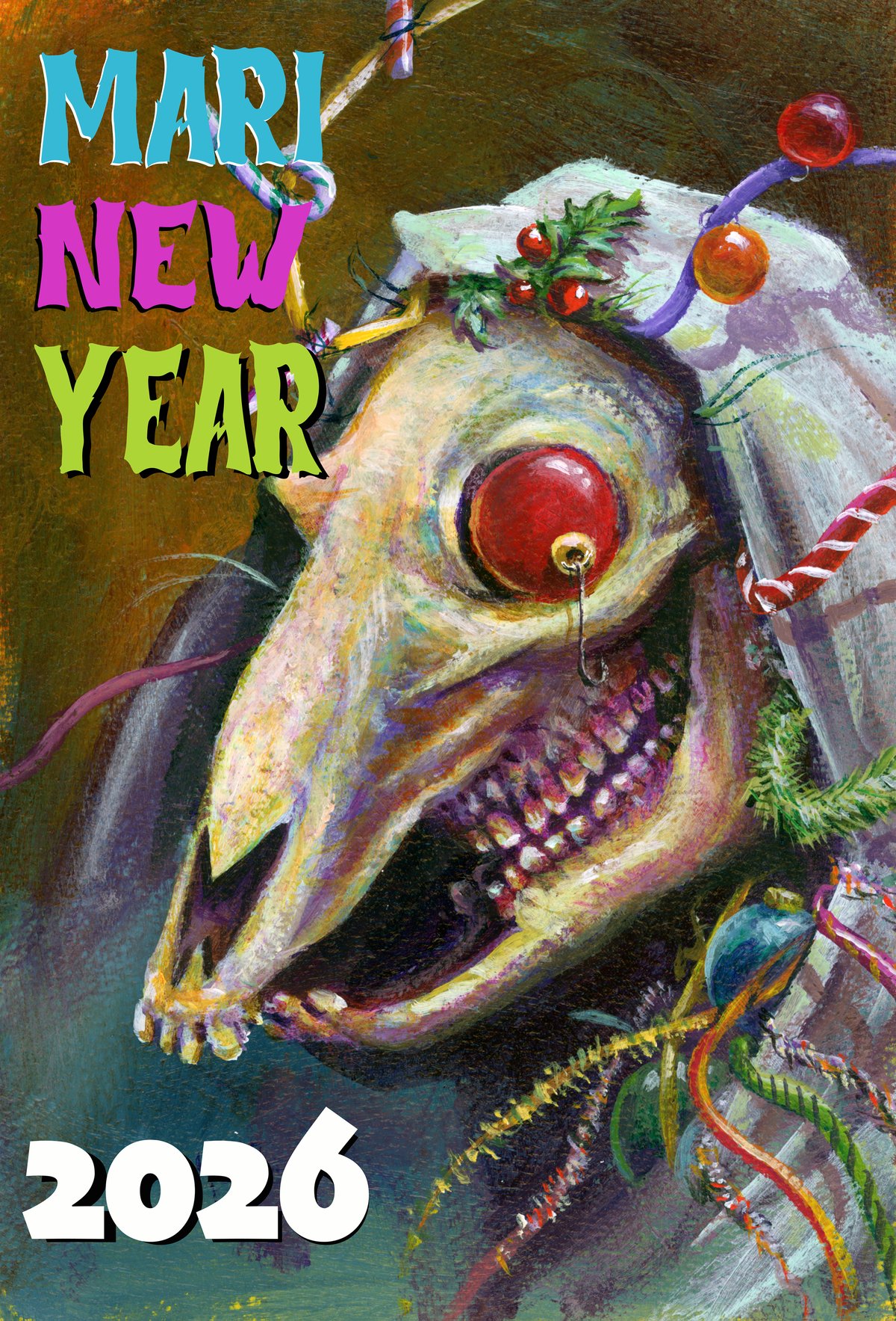 Image of Mari New Year 2026 Postcard