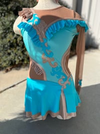 Image 1 of Turquoise and Gold Strut