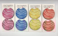 Image 2 of Car Coaster, Car Holder, Cup Holder Mat Nine Colors