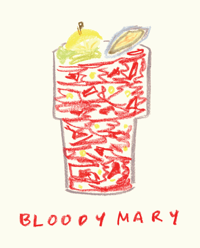 Image 1 of Bloody Mary 8x10" Art Print