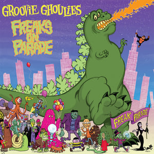 Image of Groovie Ghoulies - Freaks on Parade LP (green) 