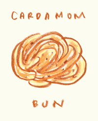 Cardamom Bun 8x10" Art Print