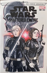 STAR WARS "Splinter of the Mind's Eye" sketch cover