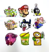 Image 2 of "SUPER METRO BROS"  Sticker Pack 