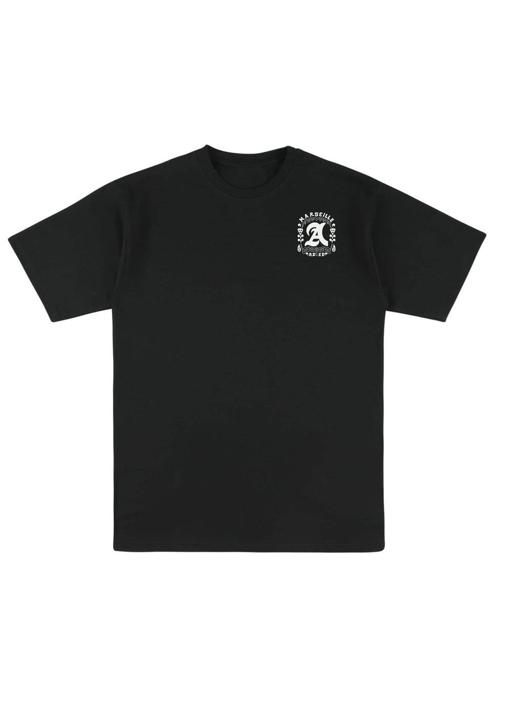 T-SHIRT MARSEILLE LONGCHAMP V2 AZED X MAISON MÈRE  (NOIR/BLANC)