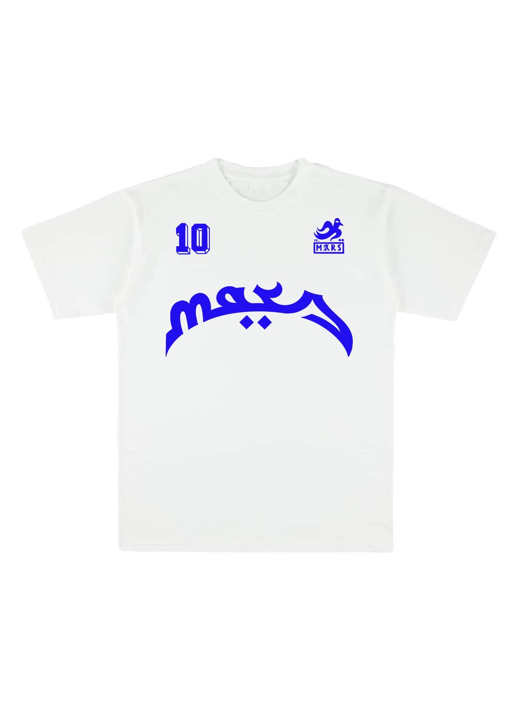 T-SHIRT ZIZOO V2 AZED X MAISON MÈRE  (BLEU/BLANC)