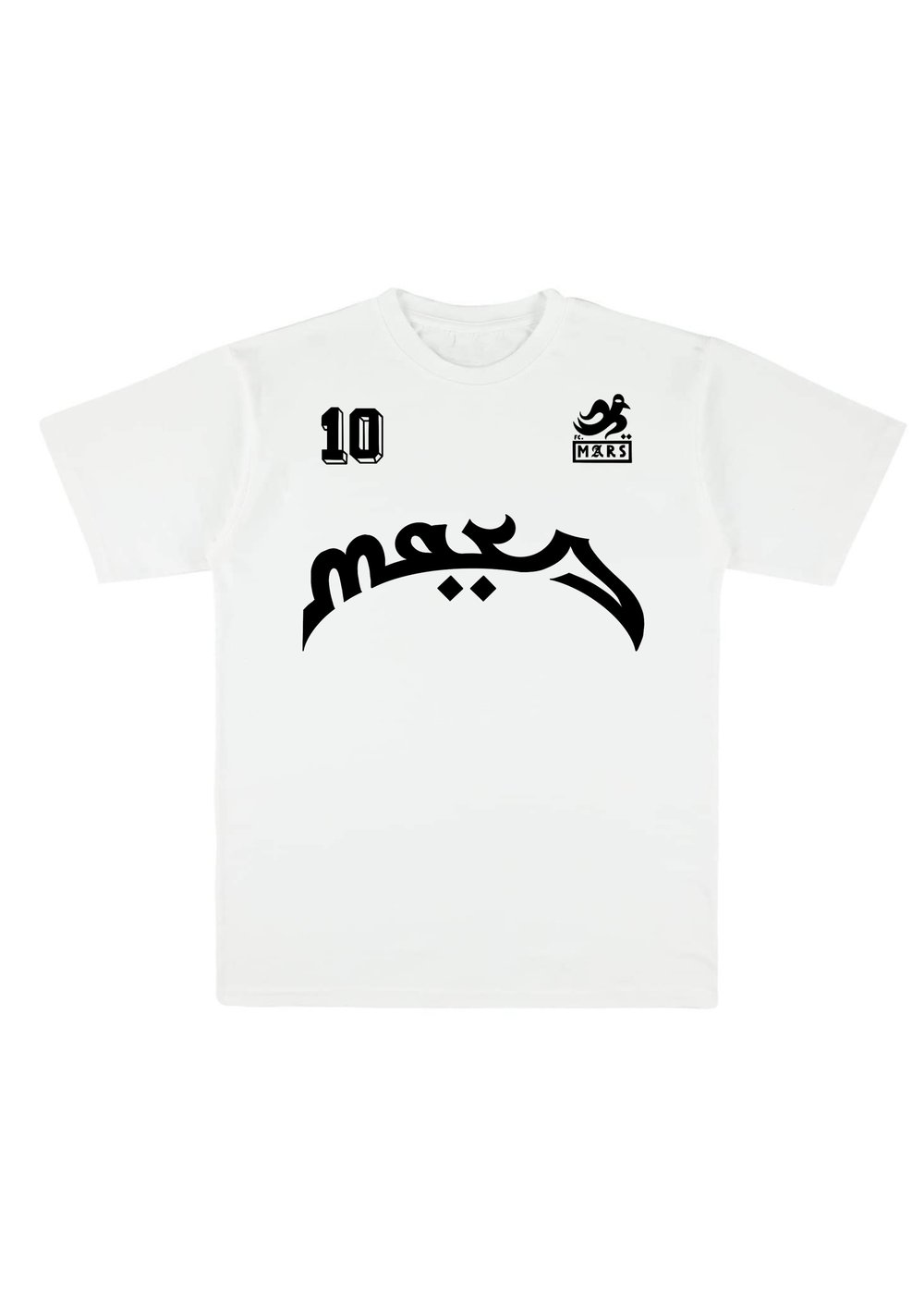 T-SHIRT ZIZOO V2 AZED X MAISON MÈRE  (BLANC/NOIR)