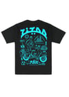 T-SHIRT ZIZOO V2 AZED X MAISON MÈRE  (TURQUOISE/NOIR)