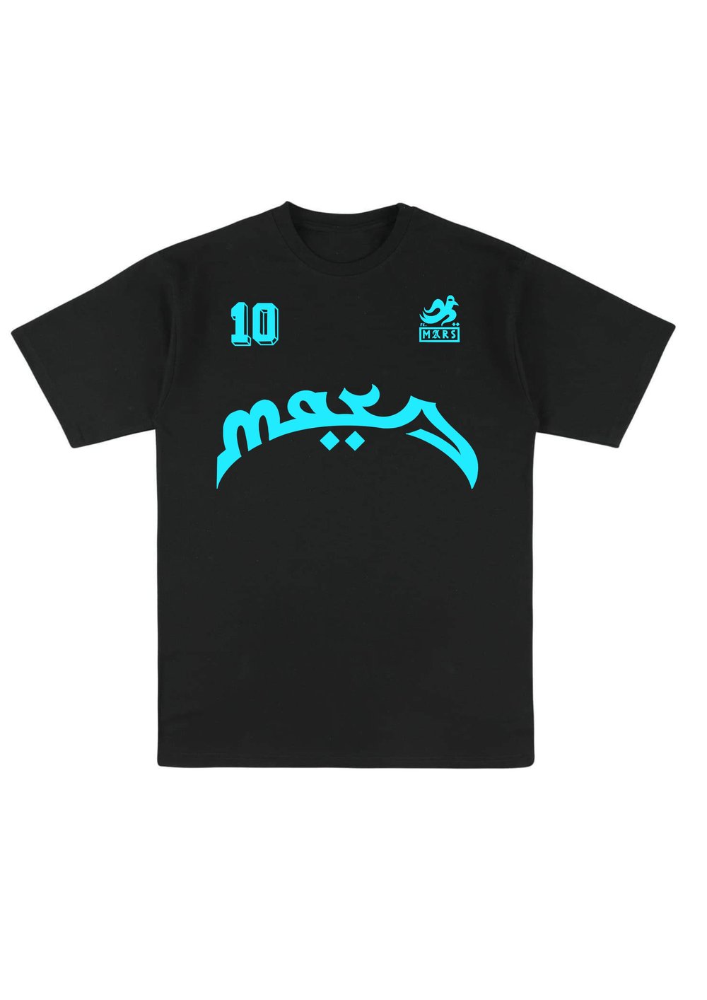 T-SHIRT ZIZOO V2 AZED X MAISON MÈRE  (TURQUOISE/NOIR)