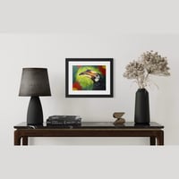 Image 3 of Original Pastel Painting: Hornbill Dreams