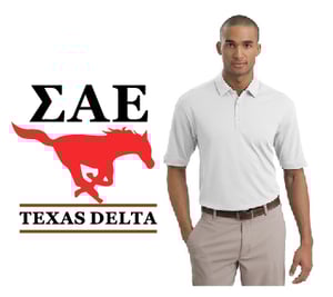 Image of White SAE Nike Polo