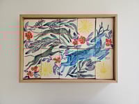 Image 1 of Mural "Corzo y galgos"