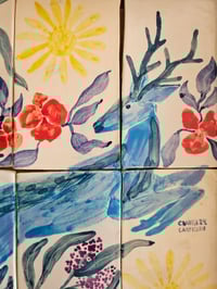 Image 3 of Mural "Corzo y galgos"