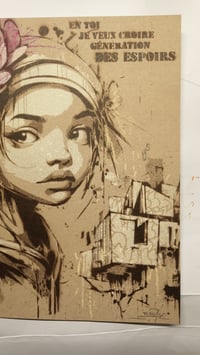 Image 4 of Génération Des Espoirs - Sepia édition (painting on paper)