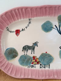 Image 4 of Platter: Donkey and apple