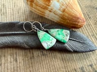 Image 6 of Sterling Silver and Variscite earrings. N63