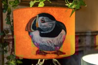 Image 2 of Needle Felt Puffin Lampshade 