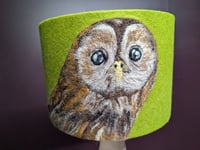 Needle Felt Tawny Owl Lampshade 
