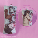 White Mask Varré Mini Dakimakura Charm