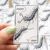 Image 1 of Yuck! Ew! Centipede Sticker 