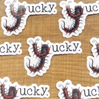 Image 2 of Yucky Centipede Sticker 