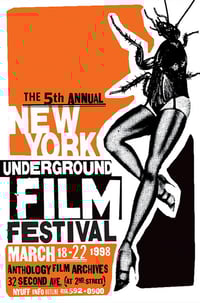 Smay Vision, New York Underground Film Festival Poster, 1998