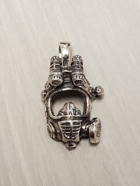 Image 1 of Night Warrior Gas Mask Pendant
