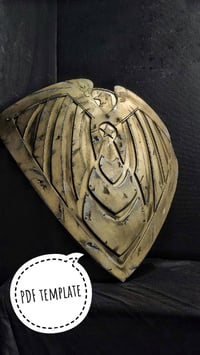 Image 1 of Soldier boy shield template