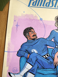 Image 2 of Fantastic Four First Steps A4 Art Print