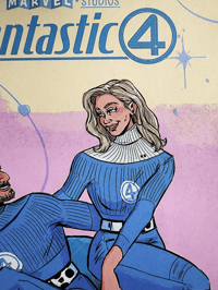 Image 3 of Fantastic Four First Steps A4 Art Print
