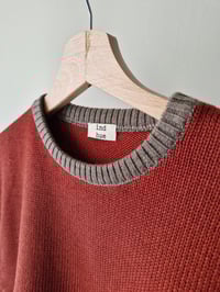 Image 2 of  "JANE" VEST_100% EXTRAFINE MERINO madder PLANT DYED